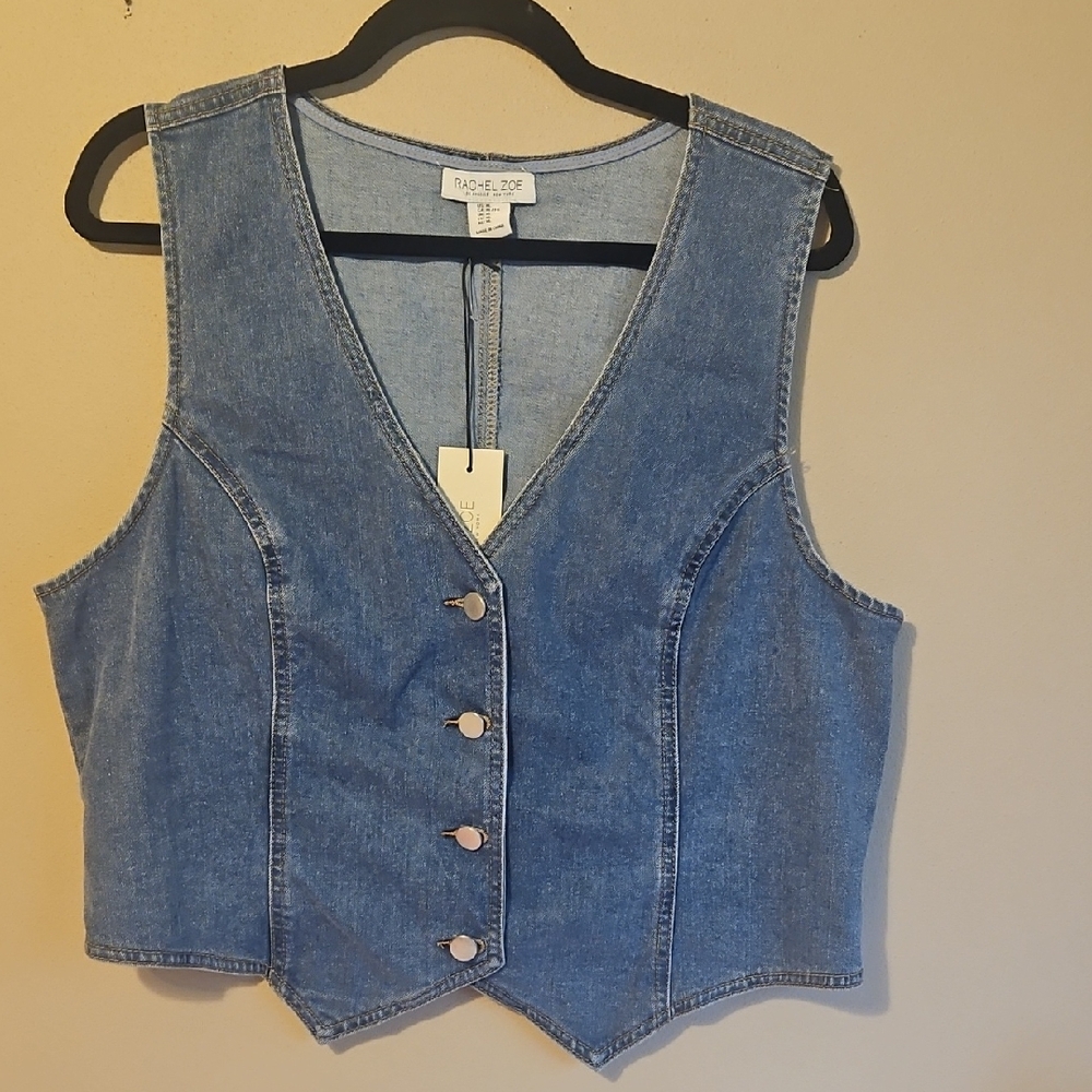COPY - Rachel Zoe Light Blue Denim Vest